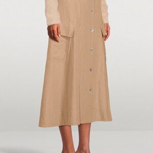 Vince Utility Midi Cargo Skirt